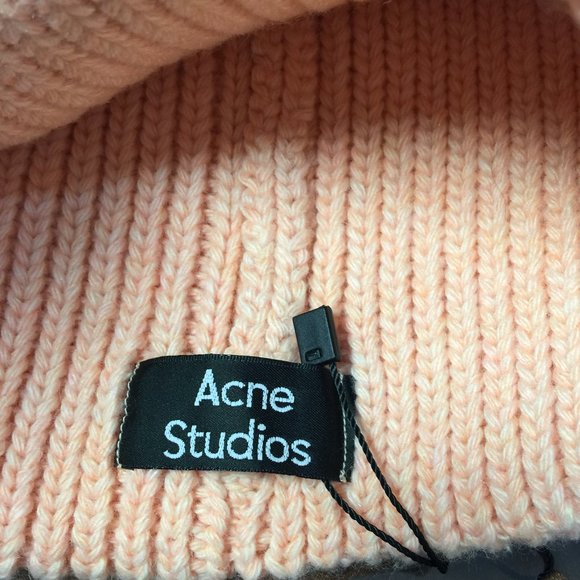 Acne Studios Pink Pansy N Face Beanie - Picture 4 of 6
